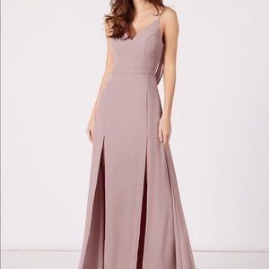 Azazie Dress Candice Vintage Mauve Size 4